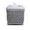 Tissue Box Cover | Resin Square Facial Tissue Box Holder | Chrome Finish